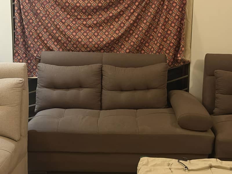 7 seater L Shape Sofa 1