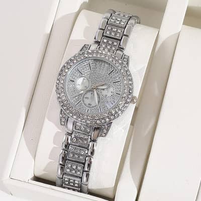 diamond quartz watch women's