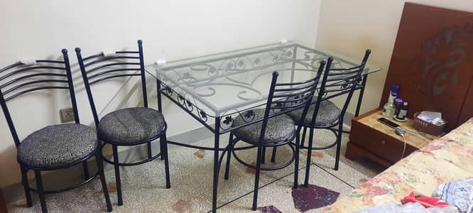 6 chairs dining table for sale