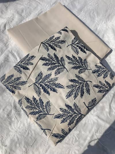 2 piece lawn embroidered suit