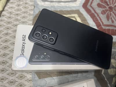 Samsung A52 with box