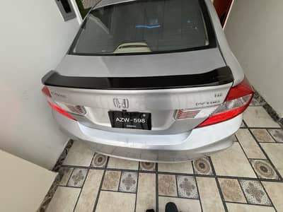 Civic rebirth 2013 automatic without sunroof silver colour