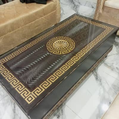 Table with glass top