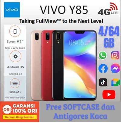 Original Vivo Y85 Global Variant | 4GB RAM 64GB ROM