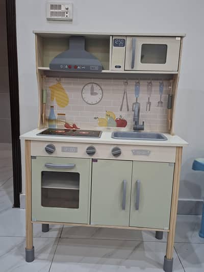 toy wooden kitchen for kids and toddlers( pretend play)