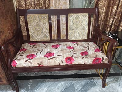 two seater sofa with two chairs are available