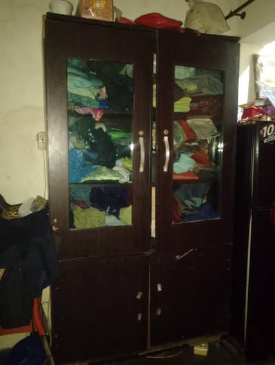 wooden almari safe almari lakri