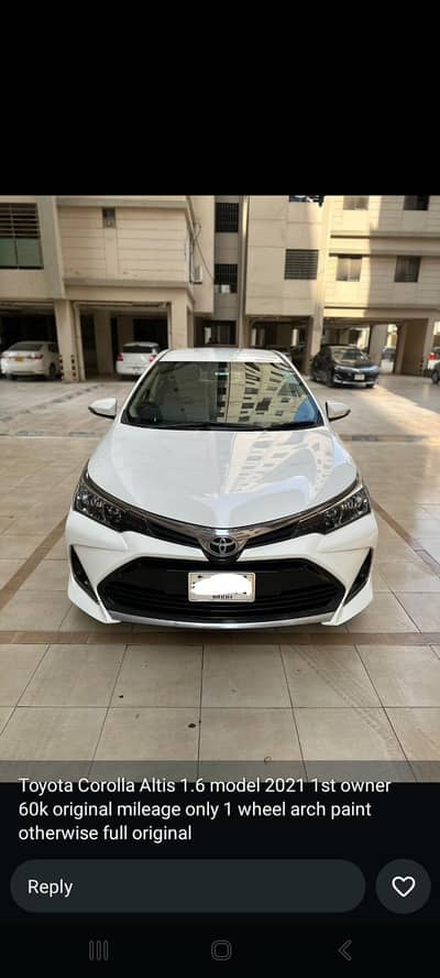 corolla altis 2021 1.6 A/T B2B 0/3/3/6/2/6/4/4/0/6/7