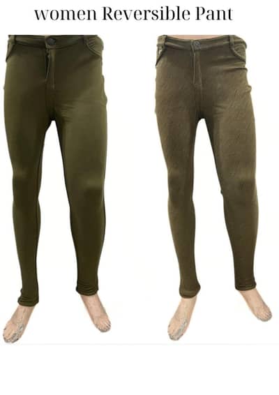 Reversible pants for women export quality stock