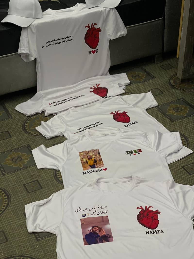 اپنی مرضی کے نام، شاعری، تصویر یا لوگو والی شرٹ بنوائیں 1