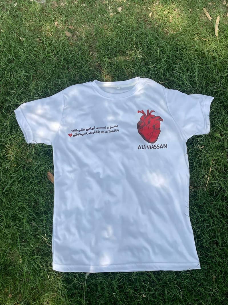 اپنی مرضی کے نام، شاعری، تصویر یا لوگو والی شرٹ بنوائیں 3