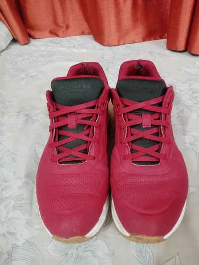 red sports shoes unisex premium design