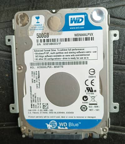WD 500 GB Hard Disk