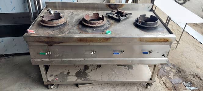 chinese stove and tables