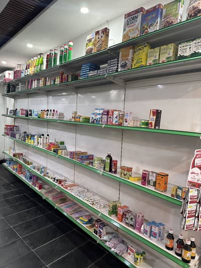 RACKS, DOUBLE SIDED GONDOLA RACK & END CAP