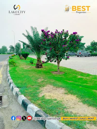 1 Kanal Cheapest Plot for SALE in Block M2 Lake City Lahore
