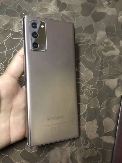 Samsung note 20 (8/256)gb non pta all ok 03006602153