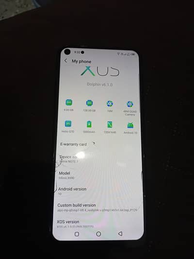 Infinix Note 7 PTA approved without Box 6/128 Gb.