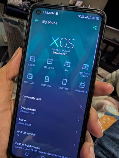 Infinix Hot 10 - 8/128 GB