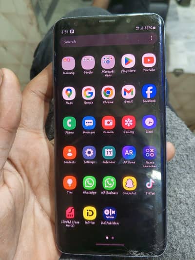 Samsung s9plus 6 64 non pta but sim working only one