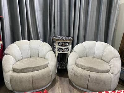 elegant designer sofa set with coffee table