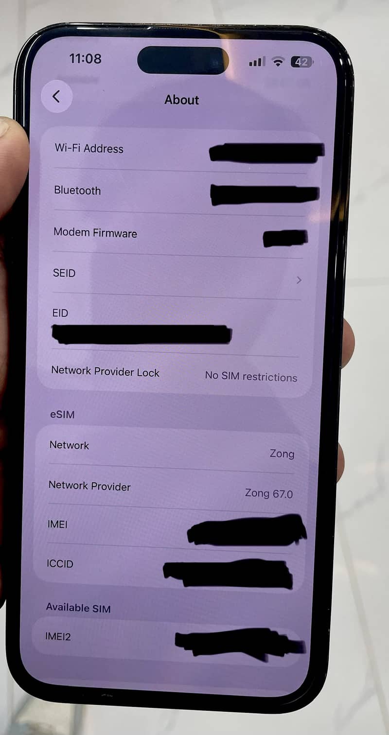 Iphone 14 pro max PTA 8