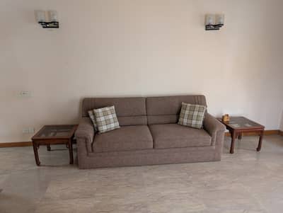 Sofa set and tables