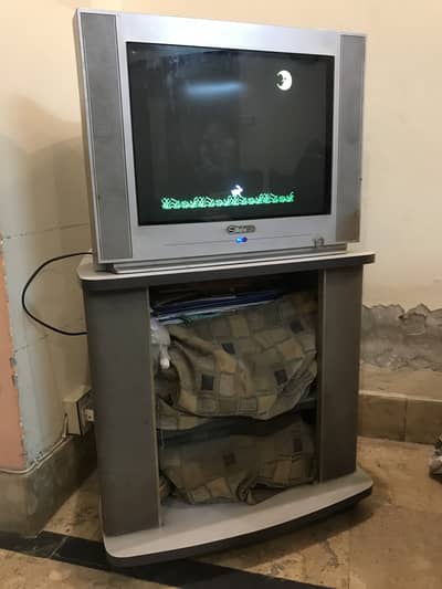 PEL TV(CRT) with original trolly