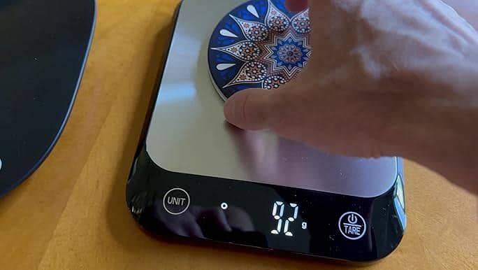 digital kitchen scale designed 0