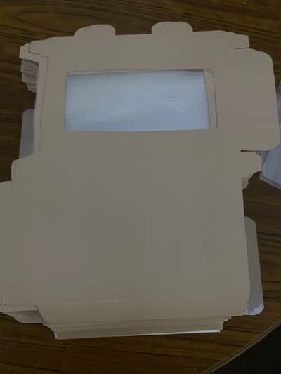 Minimal Kraft Paper Window Gift Box