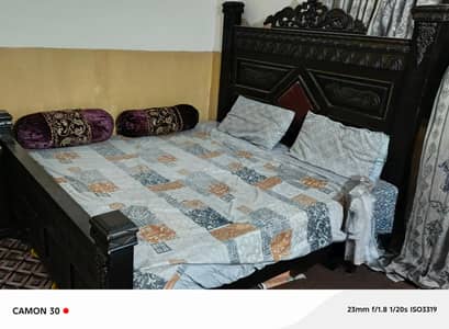 Double Bed King Size with side Tables and Dressing Table