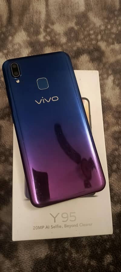 Vivo Y95 With Box 9.5/10 condition 4Gb/64GB Dual Sim PTA official