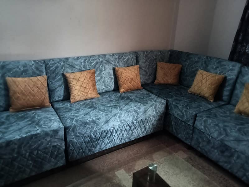 L- shaped sofa set 2