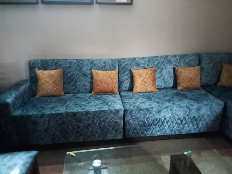 L- shaped sofa set 3