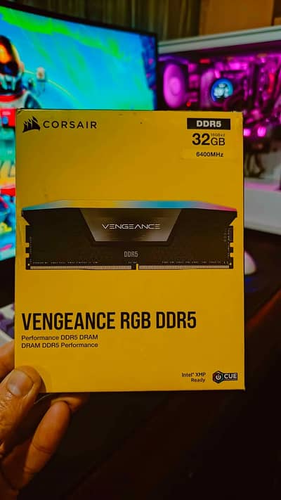 Corsair vengeance rgb 32gb 6400mhz ddr5 ram new