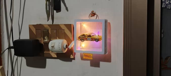floating car rgb light hanging decor