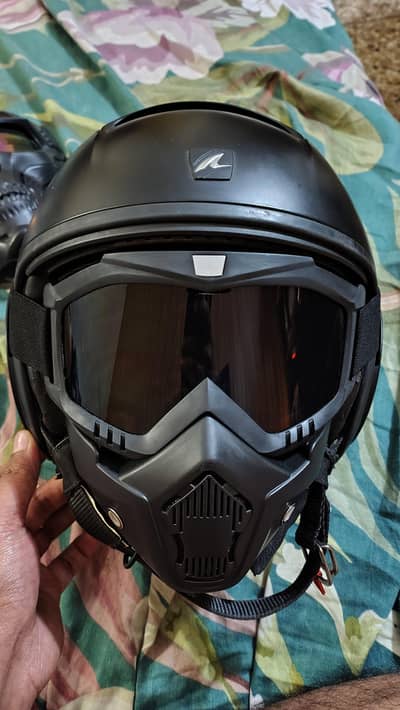 Shark Helmet with 2 Masks Good Condition