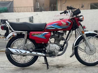 CG 125 red 2024 model