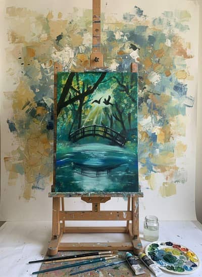 handmade acrylic paint