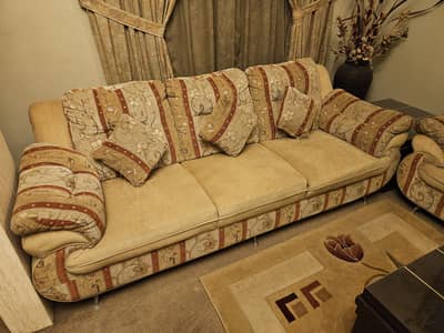 7-seater sofa set with tables