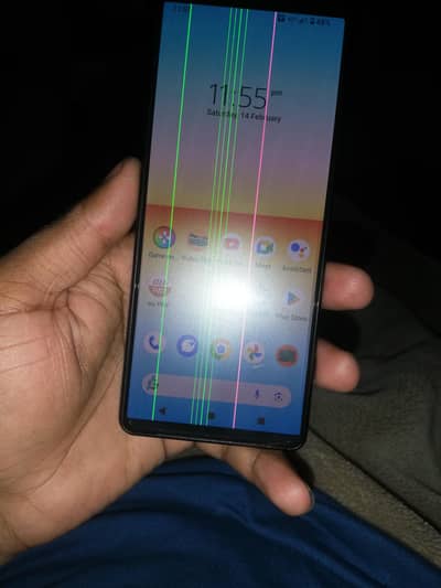 Sony 5 mark 4 all okay only lines