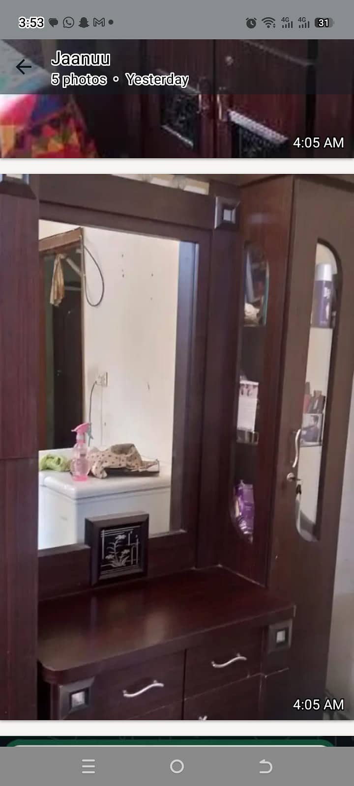 Dressing table diveder 0