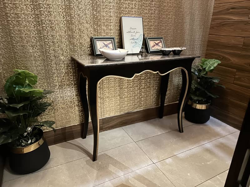 Marble top console table 0