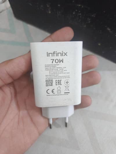 infinix 70 watt original adapter