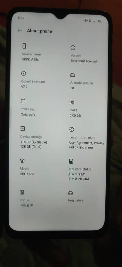 OPPO A15s