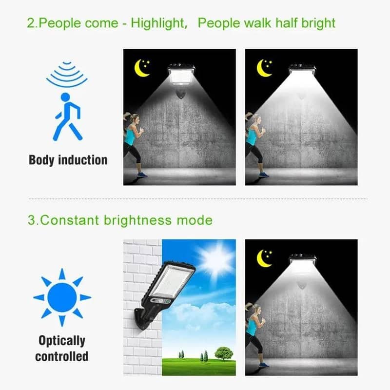 Motion sensor solar sensor lamp 3