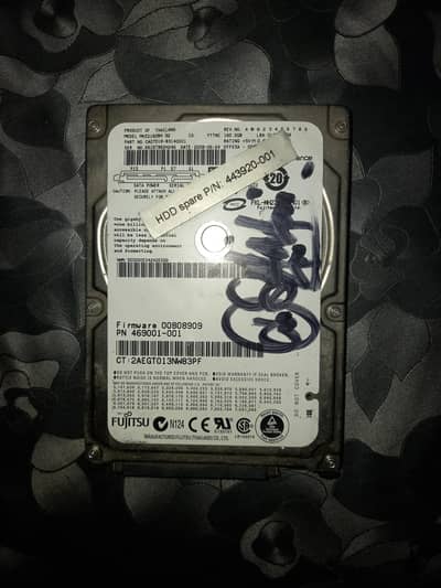 Fujitsu Hard Drive 160 GB HDD SATA