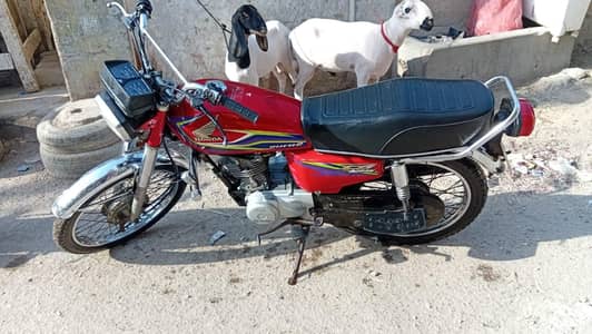 Honda CG125 red Color