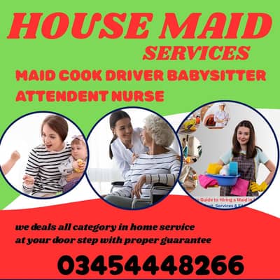 PROFESSIONAL MAID BABY SITTER PATIENT ATTENDENT COOK HELPER