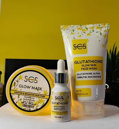 SCS Glow Range – Facewash, Mask & Serum | New” 